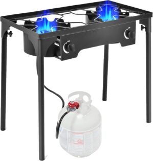 Goplus Outdoor Camping Stove, Dual ...