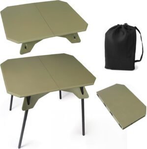 TOPCHANCES Folding Camping Table, U...