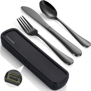 Travel Utensils with Case, 4-Piece ...