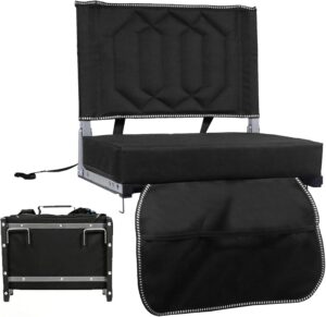 Camping Chair, Padded Stadium Seats...