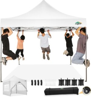COBIZI 10×10 Pop Up Canopy Ten...