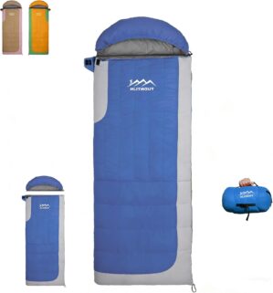 3-in-1 Down Sleeping Bag for Adults...