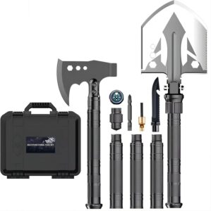 Camping Shovel Axe Outdoor Survival...