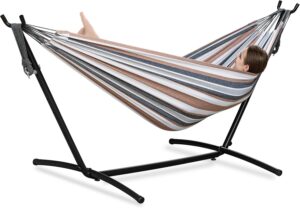 PNAEUT Double Hammocks with Stand f...