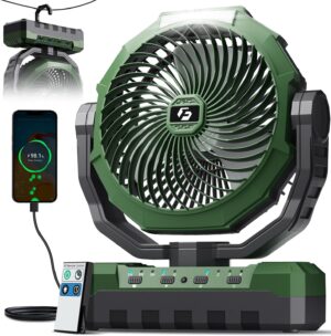 FRIZCOL 3-in-1 Camping Fan – ...