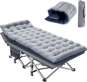 Slsy Folding Camping Cot for Adults...