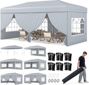 Tangkula 10×20 FT Pop Up Canop...