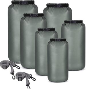 Shappy 6 Pcs Waterproof Dry Bag Set...