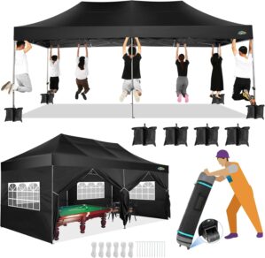 COBIZI 10×20 Canopy with Sidew...