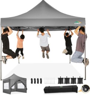 COBIZI 10×10 Pop Up Canopy Ten...