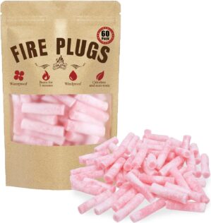 60 Pack Waterproof Fire Starters wi...