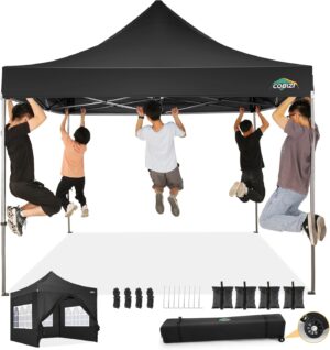 COBIZI 10×10 Pop Up Canopy Ten...