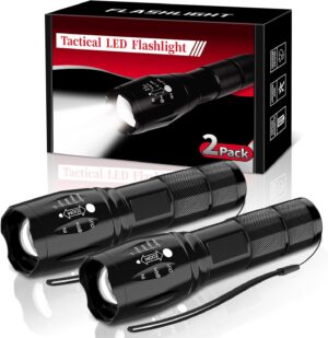 BESTSUN LED Flashlight 2 Pack, Smal...