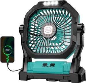 Camping Fan Rechargeable, 20000mAh ...