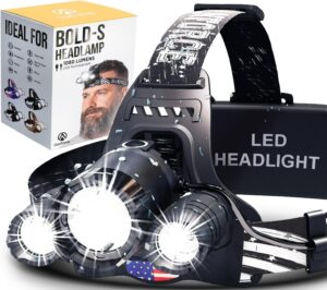 DanForce Headlamp. USB Rechargeable...