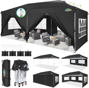 COBIZI 10×20 Pop Up Canopy Ten...