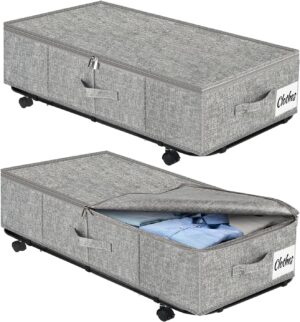 Large Sturdy Under Bed Storage with...