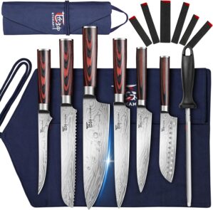 SYOKAMI 14pcs Chef Knife Set with R...