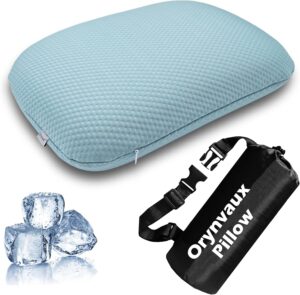 Cooling Camping Pillow, Memory Foam...