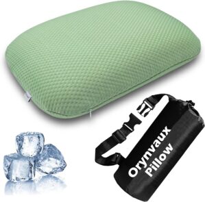 Cooling Camping Pillow, Memory Foam...