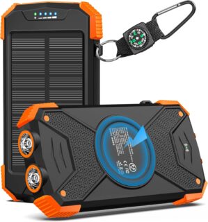 BLAVOR Solar Power Bank 10,000mAh, ...