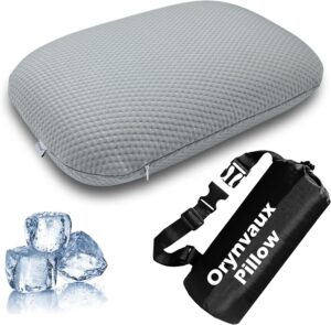 Cooling Camping Pillow, Memory Foam...