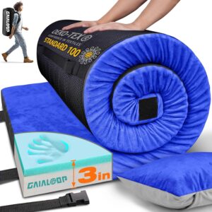 GAIALOOP 3 Inch Memory Foam Camping...