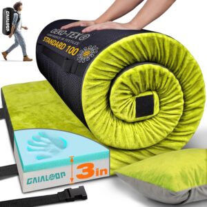 GAIALOOP 3 Inch Memory Foam Camping...