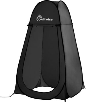 Wolfwise Pop Up Shower Tent for Cam...