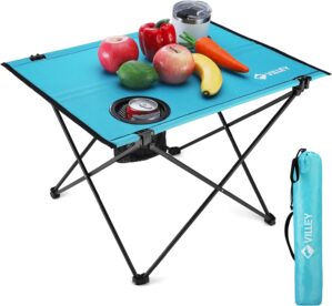 VILLEY Folding Camping Table, Light...