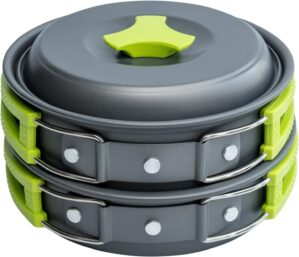 MalloMe Camping Cookware Mess Kit f...