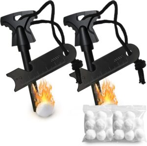 2PCS Magnesium Fire Starter with St...