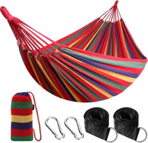 ANYOO Cotton Hammock Portable Campi...