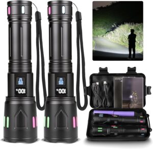 Flashlights High Lumens 2 Pack, Rec...