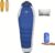 Ultralight Down Sleeping Bag for Adults with Pillow,15°F 32°F 45°F Ultra Compact Mummy Sleeping Bag with 680FP Duck Down for Women,Kids,Teens Backpacking,Camping and Hiking Outdoor