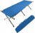 HOMSUPPLIE’S Folding Camping Cot,Outdoor Portable Camp Bed, Sleeping Cots with Carry Bag (Blue)