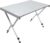 PORTAL Folding Outdoor Camping Table with Adjustable Height, Aluminum Roll-Up Top and Carry Bag, Big Large Portable Tables for Picnic, BBQ and Tailgating, Silver