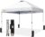 CROWN SHADES 10×10 Pop Up Canopy, Patented Center Lock One Push Tent Canopy, Newly Designed Storage Bag, 8 Stakes, 4 Ropes (10×10, White)