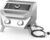 BESTFIRE Tabletop Gas Grill with 2 Burners & Viewing Glass Lid, 20,000 BTU Stainless Steel Portable BBQ Grill with Thermometer, Push-Button Ignition for Outdoor Patio, Camping, RV, Tailgating