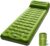 OGERY Sleeping Pad, Ultralight Inflating Sleeping Pad for Camping with Pillow Built-in Foot Pump, 6″ Extra-Thick Reinforced Camping Pad for Hiking, Backpacking, Tent, Single,Green
