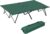 Outsunny 2 Person Folding Camping Cot for Adults, 50″ Extra Wide Outdoor Portable Sleeping Cot with Carry Bag, Elevated Camping Bed, Beach Hiking, Green
