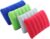 4Pack Ultralight Inflatable Travel Pillow, Small Squared Flocked Fabric Air Pillow for Traveling, Holiday Trip, Hiking, Camping,Napping,Neck Lumbar Support, 16.5 in x 10.5 in (Gray,Blue,Red,Green)