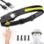 Headlamp Rechargeable, 230° Wide Beam Head Lamp LED with Motion Sensor for Adults – Camping Accessories Gear, Waterproof Head Light Flashlight for Hiking, Running, Repairing, Fishing, Cycling