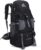 Bseash 50L Hiking Backpack, Water Resistant Lightweight Outdoor Sport Daypack Travel Bag for Camping Climbing Skiing Cycling (Black – No Shoe Compartment)