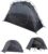 iClimb Ultralight 4 Season Solo Tent Waterproof with Snow Skirt Rainfly, Ground/Off The Ground Tent for Backpacking Camping Hiking Trekking Mountaineering