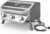 BESTFIRE Portable Propane Grill, 3-Burner Tabletop Gas Grill with 2-in-1 Connection for 1lb/20lb Tanks, 30,000 BTU Stainless Steel BBQ with Observation Window & Thermometer for Outdoor, Tailgating