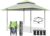 EAGLE PEAK 13×13 Straight Leg Pop Up Canopy Tent Instant Outdoor Canopy Easy Single Person Set up Folding Shelter w/Auto Extending Eaves 169 Square Feet of Shade (Gray)