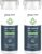 GLACIER FRESH Water Filter Compatible with XWFE (Built-in CHIP), Replacement for GE XWFE, XWF Refrigerator Water Filter NSF/ANSI 42 Certification Pack of 2