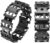 Multitool Bracelet 29 in 1 Tools Bracelet for Men and Women, Stainless Steel Multi-Functional Tool, Utility Wrist Survival Band for Sailing Travel Camping Hiking-Black