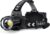 FINICO Rechargeable LED Headlamp 99000 High Lumens, 95 Hours Long Lasting Head Light with Zoomable & IPX7 Waterproof & 12 Modes & 125° Adjustable, Powerful Head Lamp for Outdoor, Camping, Hardhat
